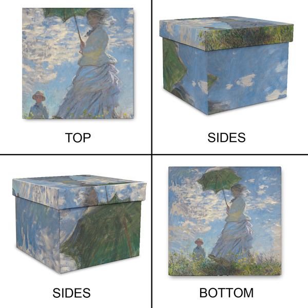 Promenade Woman by Claude Monet Gift Boxes with Lid - Canvas Wrapped - XX-Large - Approval