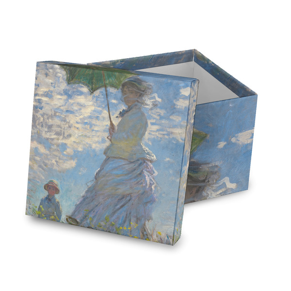Custom Promenade Woman by Claude Monet Gift Box with Lid - Canvas Wrapped