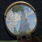 Promenade Woman by Claude Monet Golf Ball Marker Hat Clip - Gold - Close Up