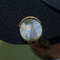 Promenade Woman by Claude Monet Golf Ball Marker Hat Clip - Gold - On Hat