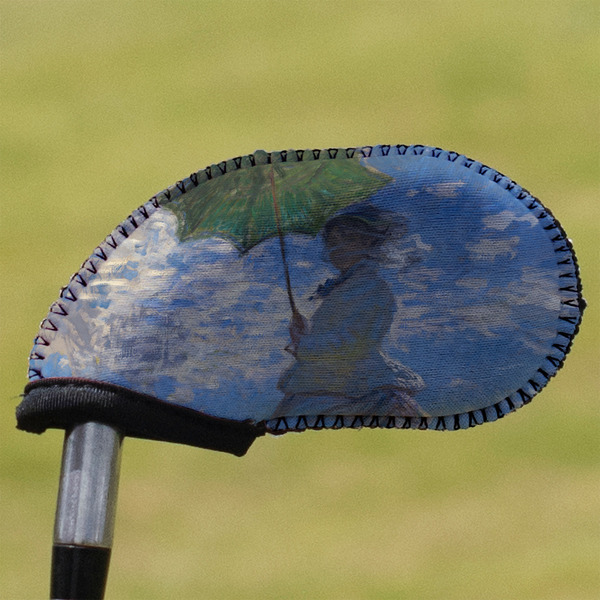 Custom Promenade Woman by Claude Monet Golf Club Iron Cover