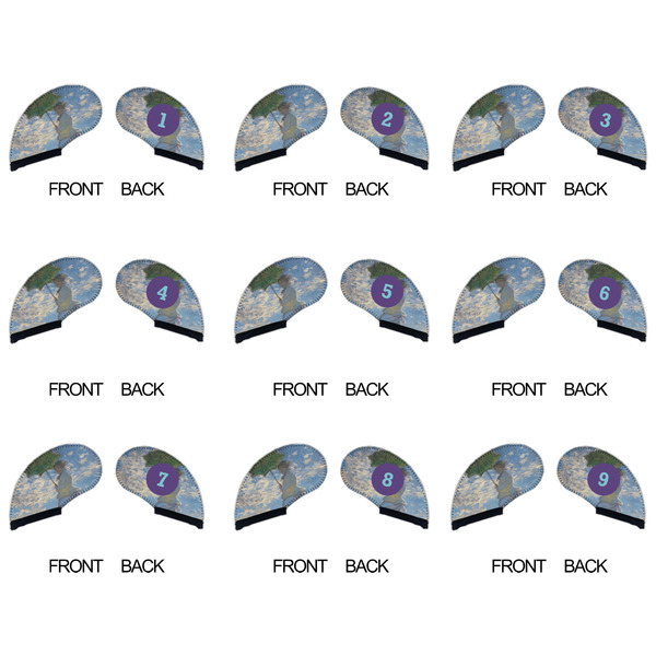 Promenade Woman by Claude Monet Golf Club Covers - APPROVAL (set of 9)
