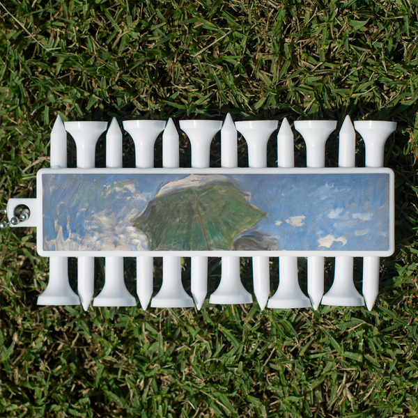 Promenade Woman by Claude Monet Golf Tees & Ball Markers Set - Front