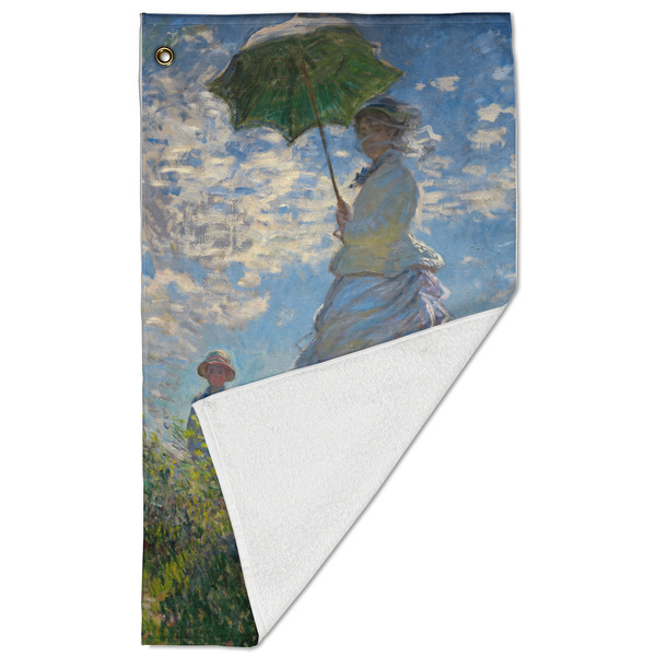 Promenade Woman by Claude Monet Golf Towel - Folded (Large)