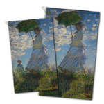 Promenade Woman by Claude Monet Golf Towel - Full Print