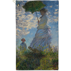 Promenade Woman by Claude Monet Golf Towel - Poly-Cotton Blend - Small