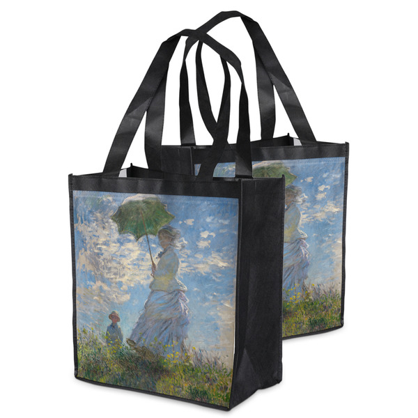 Promenade Woman by Claude Monet Grocery Bag - MAIN
