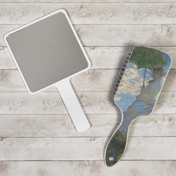 Promenade Woman by Claude Monet Hair Brush - In Context