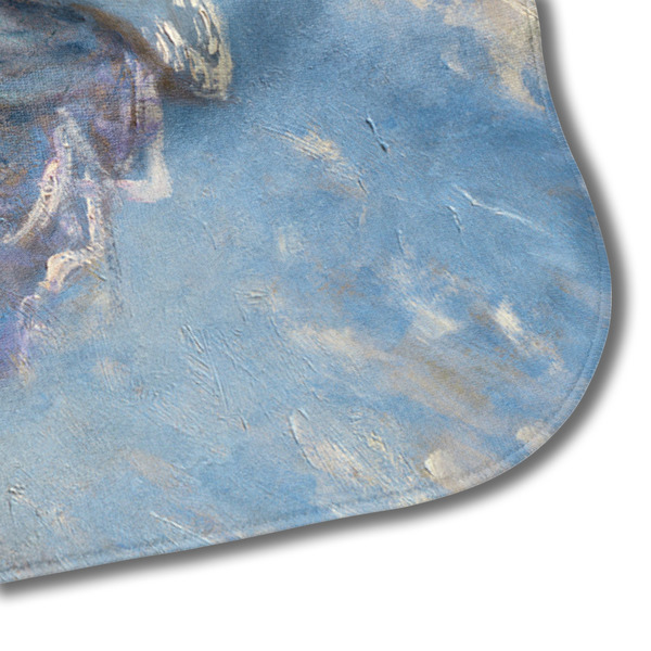 Promenade Woman by Claude Monet Hooded Baby Towel- Detail Corner