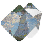 Promenade Woman by Claude Monet Hooded Baby Towel