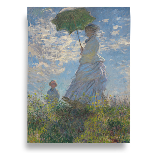 Promenade Woman by Claude Monet House Flags - Double Sided - FRONT