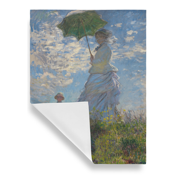 Promenade Woman by Claude Monet House Flags - Single Sided - FRONT FOLDED