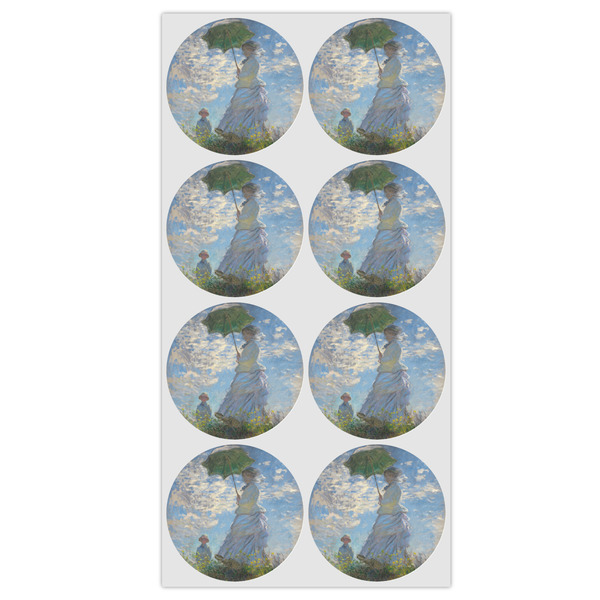 Promenade Woman by Claude Monet Icing Circle - Medium - Set of 8