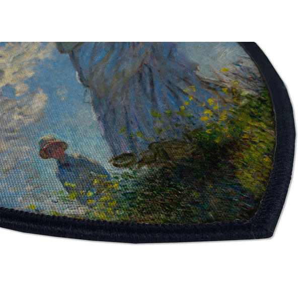 Promenade Woman by Claude Monet Iron on Shield 3 Detail