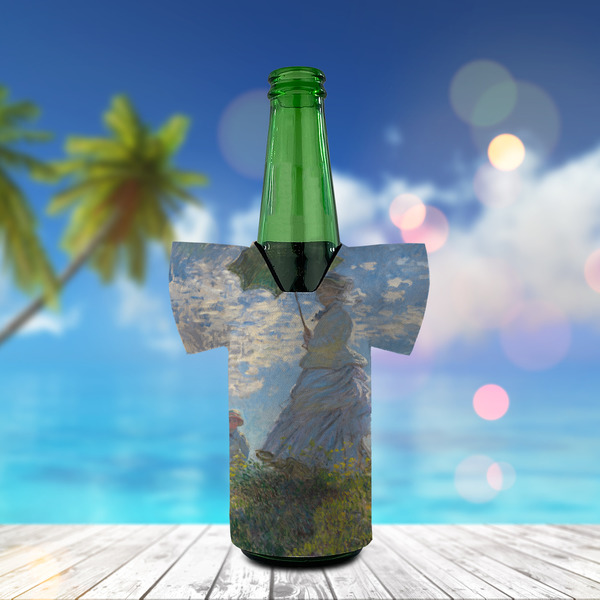 Promenade Woman by Claude Monet Jersey Bottle Cooler - LIFESTYLE