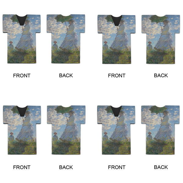 Promenade Woman by Claude Monet Jersey Bottle Cooler - Set of 4 - APPROVAL