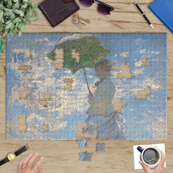 Promenade Woman by Claude Monet Jigsaw Puzzle 1014 Piece - In Context