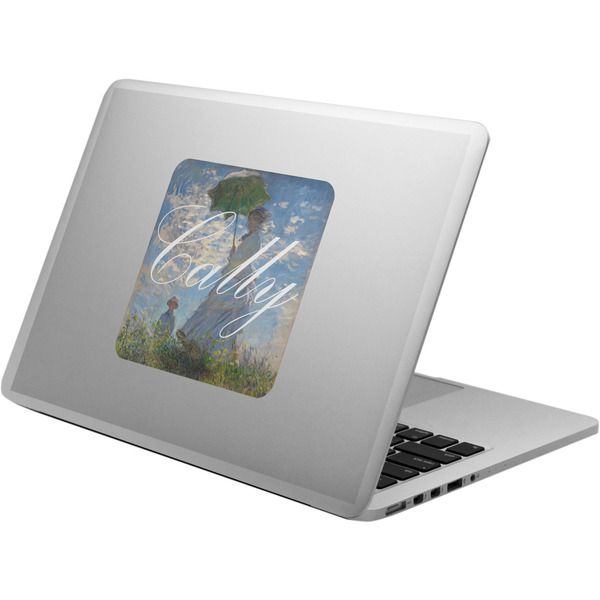Custom Promenade Woman by Claude Monet Laptop Decal