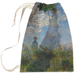 Promenade Woman by Claude Monet Laundry Bag