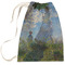 Promenade Woman by Claude Monet Large Laundry Bag - Front View