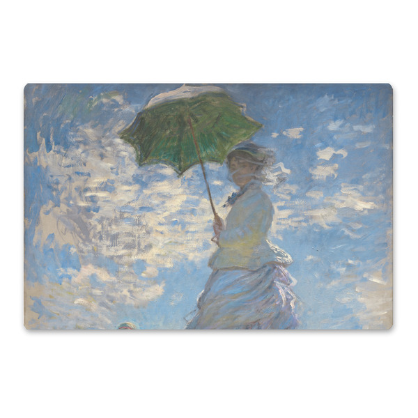 Custom Promenade Woman by Claude Monet Large Rectangle Car Magnet