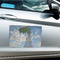 Promenade Woman by Claude Monet Large Rectangle Car Magnets- In Context