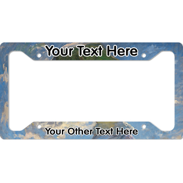 Custom Promenade Woman by Claude Monet License Plate Frame - Style A