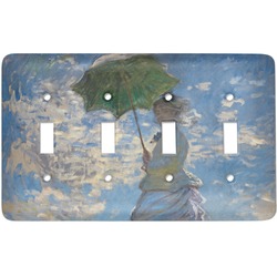 Promenade Woman by Claude Monet Light Switch Cover (4 Toggle Plate)