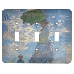 Promenade Woman by Claude Monet Light Switch Cover (3 Toggle Plate)