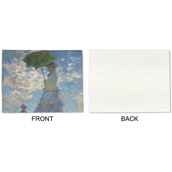 Promenade Woman by Claude Monet Linen Placemat - APPROVAL Single (single sided)