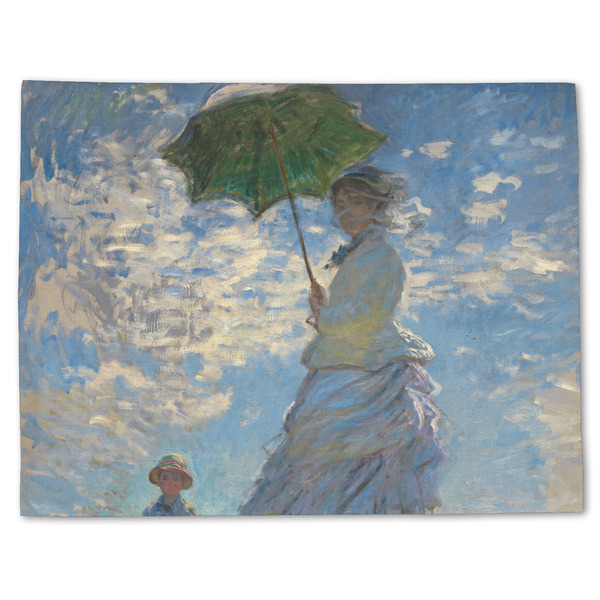Promenade Woman by Claude Monet Linen Placemat - Front