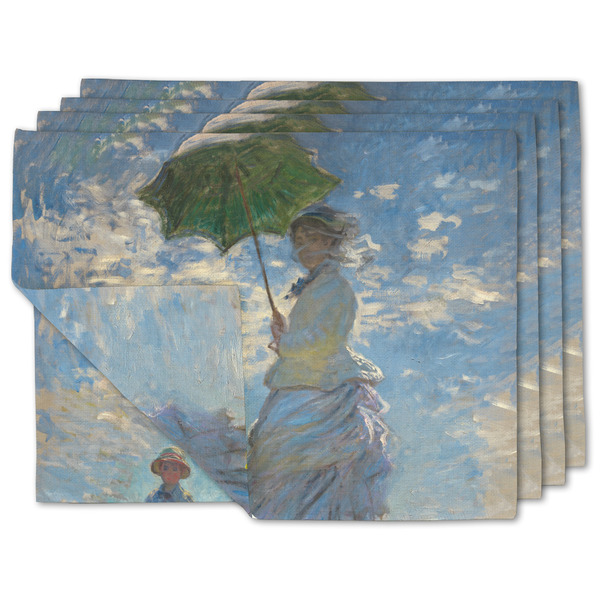 Custom Promenade Woman by Claude Monet Linen Placemat