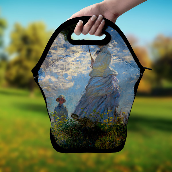 Promenade Woman by Claude Monet Lunch Bag - Hand