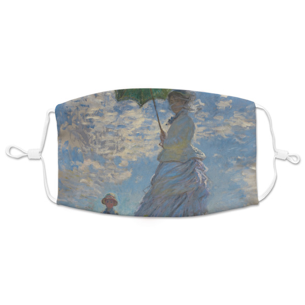 Custom Promenade Woman by Claude Monet Adult Cloth Face Mask - XLarge