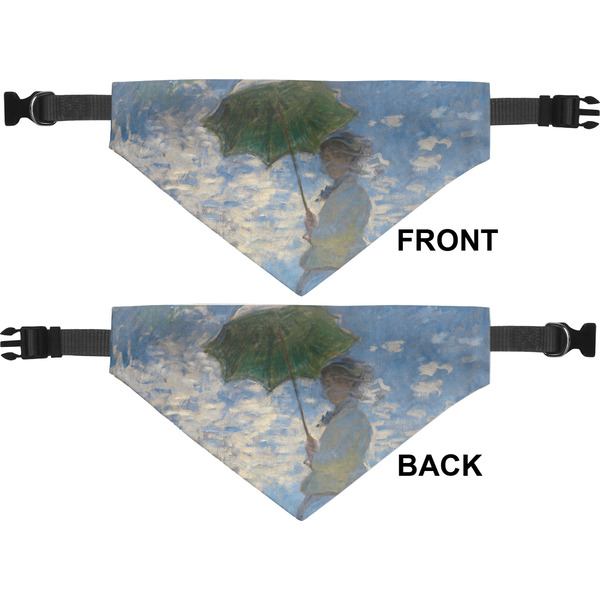 Promenade Woman by Claude Monet Medium Dog Bandana Approval