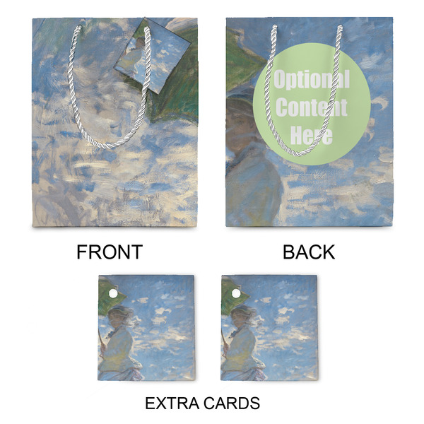 Promenade Woman by Claude Monet Medium Gift Bag - Approval
