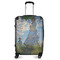 Promenade Woman by Claude Monet Suitcase - 24" Medium - Checked