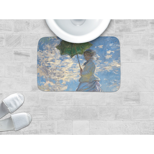 Promenade Woman by Claude Monet Memory Foam Bath Mat - LIFESTYLE