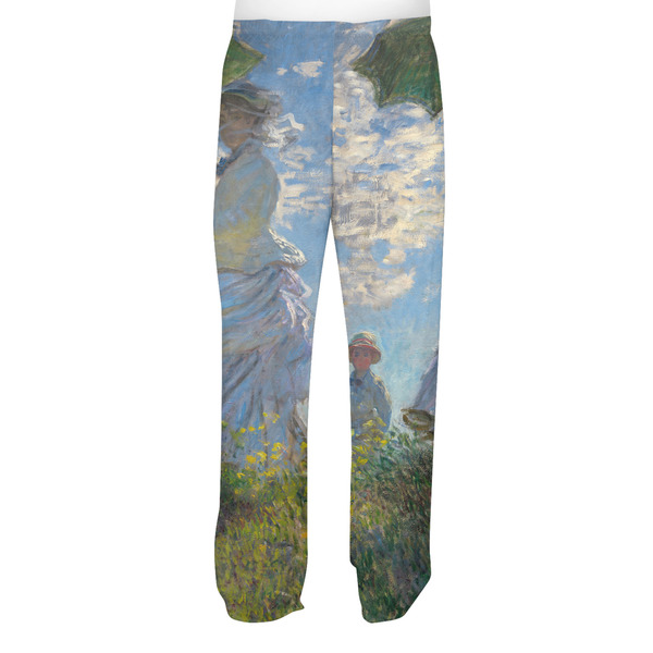 Promenade Woman by Claude Monet Men's Pjs Back - on model
