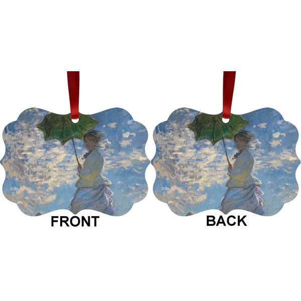 Promenade Woman by Claude Monet Metal Benilux Ornament - Front and Back (APPROVAL)