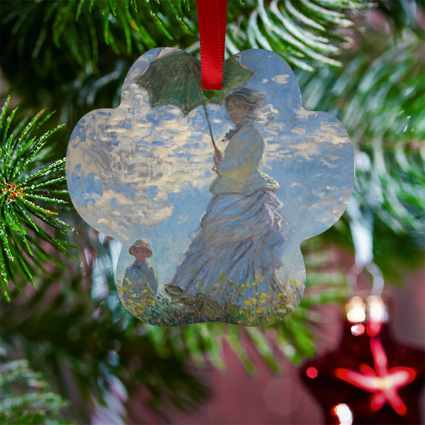 Promenade Woman by Claude Monet Metal Paw Ornament - Lifestyle