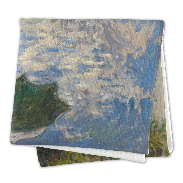 Promenade Woman by Claude Monet Microfiber Dish Rag - FOLDED (square)
