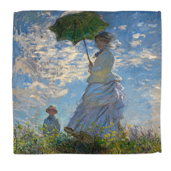Custom Promenade Woman by Claude Monet Microfiber Dish Rag