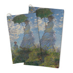 Promenade Woman by Claude Monet Microfiber Golf Towel