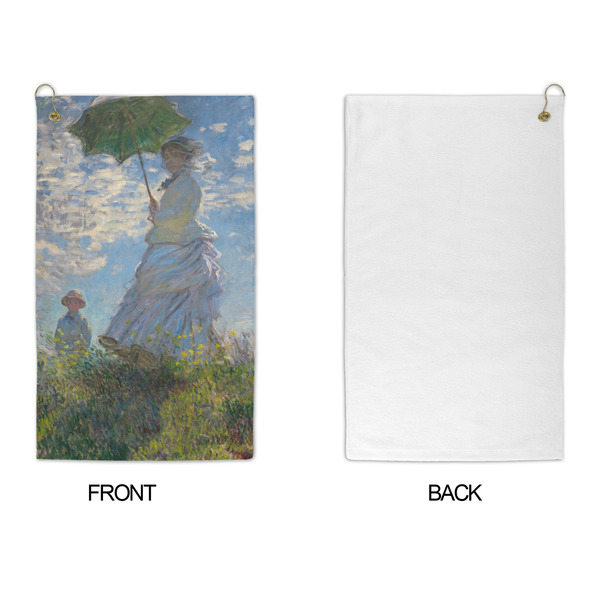 Promenade Woman by Claude Monet Microfiber Golf Towels - APPROVAL
