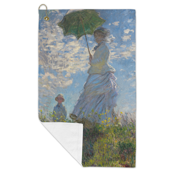 Promenade Woman by Claude Monet Microfiber Golf Towels - FOLD