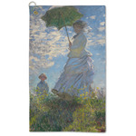Promenade Woman by Claude Monet Microfiber Golf Towel