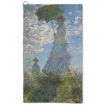 Promenade Woman by Claude Monet Microfiber Golf Towel