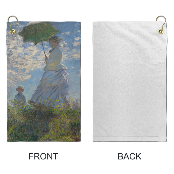 Promenade Woman by Claude Monet Microfiber Golf Towels - Small - APPROVAL