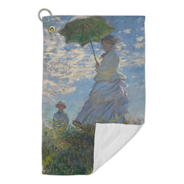 Promenade Woman by Claude Monet Microfiber Golf Towels Small - FRONT FOLDED
